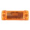 Truck-Lite Super 21, Incandescent, Yellow Rectangular, 1 Bulb, Marker Clearance Light, P2, 2 Screw,  21201Y3 - alternate 1